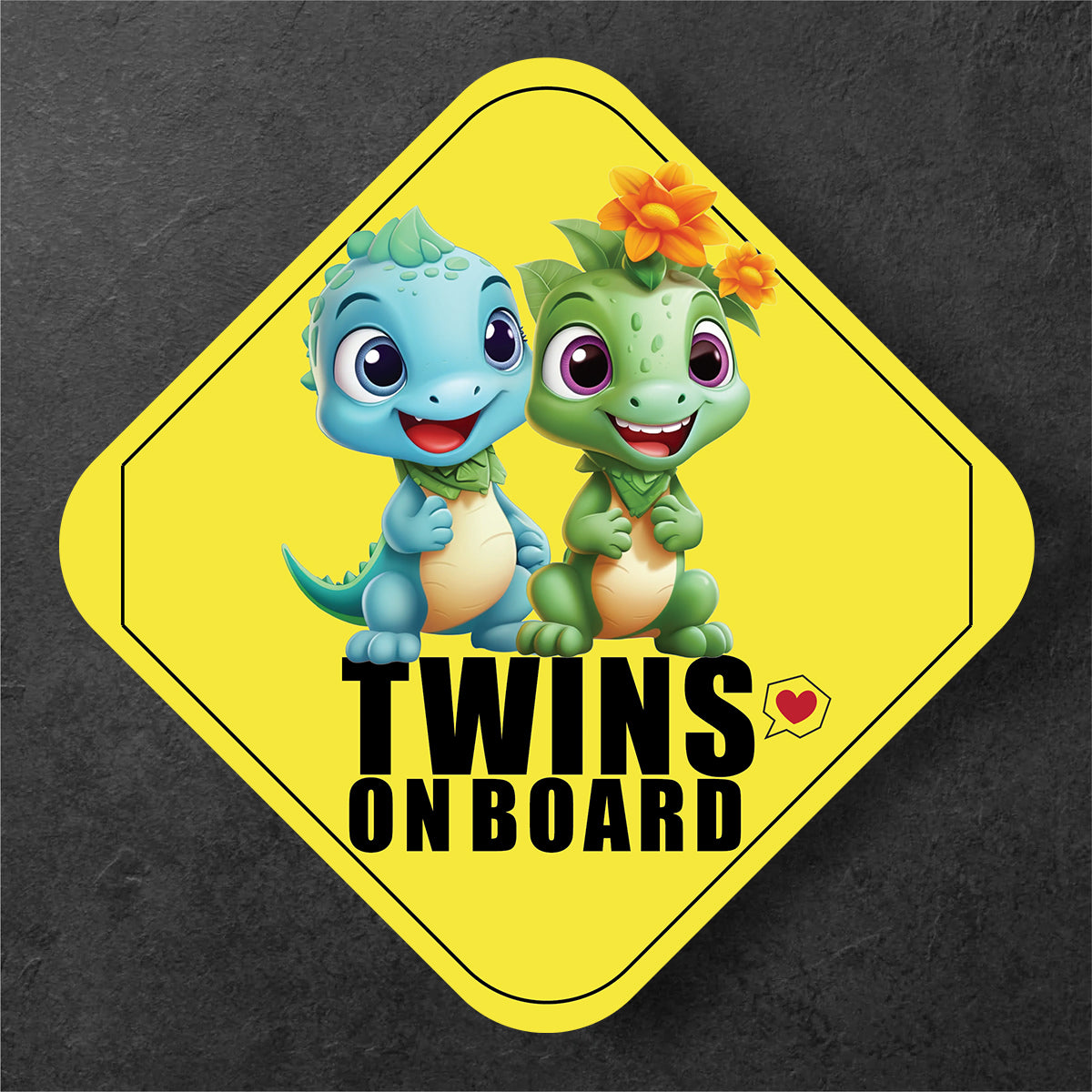 Twins Dino on Board