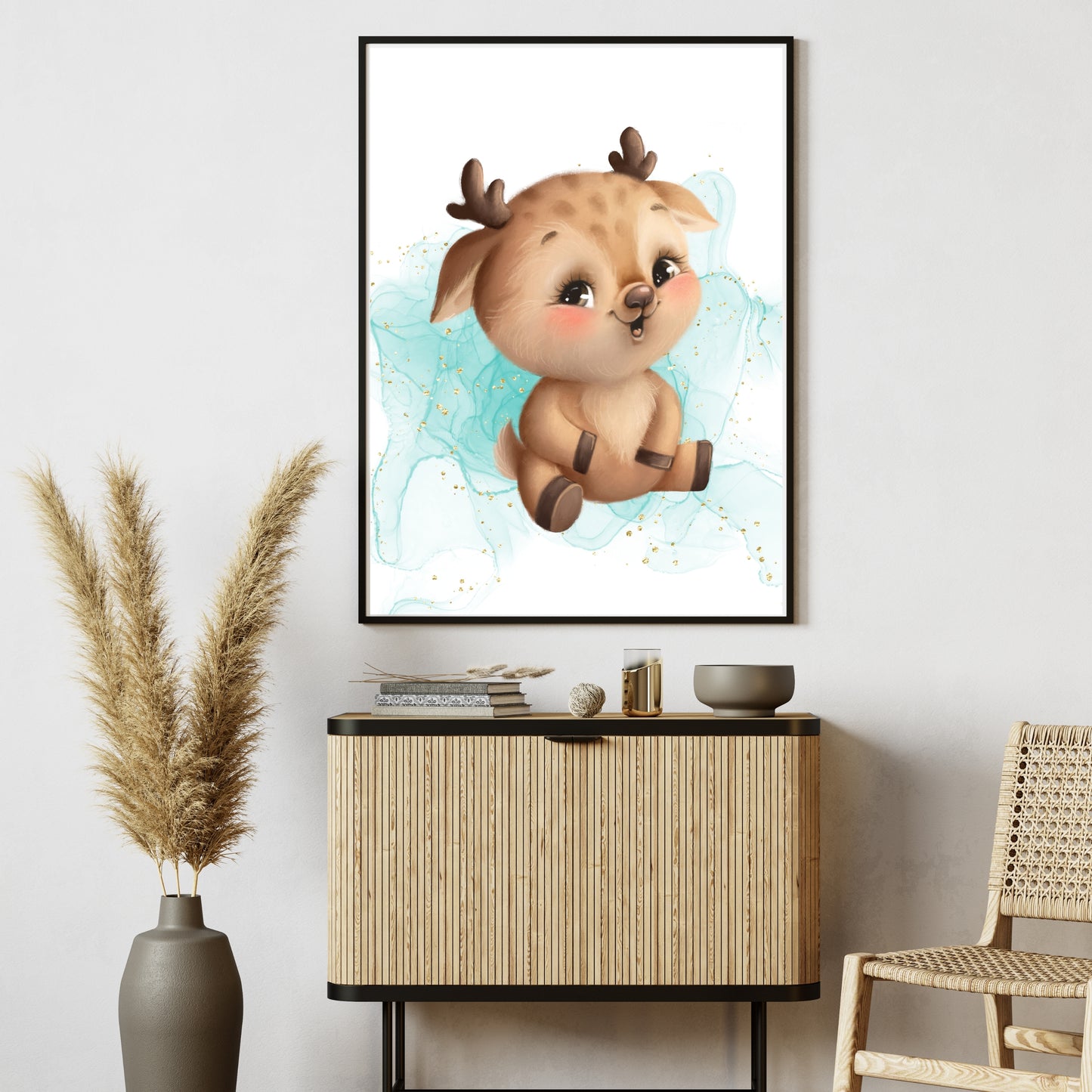 Little Dreamer Deer Cub Poster