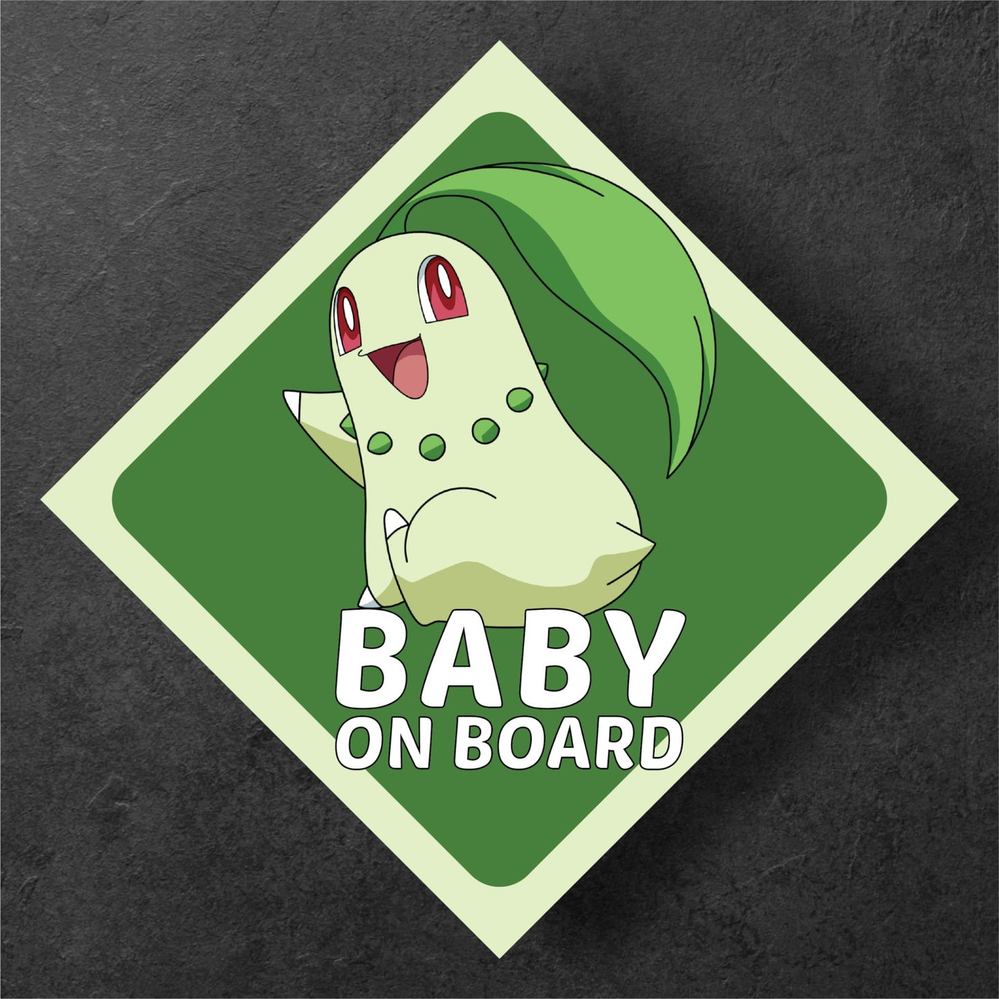 Chikorita Pokemon Baby On Board
