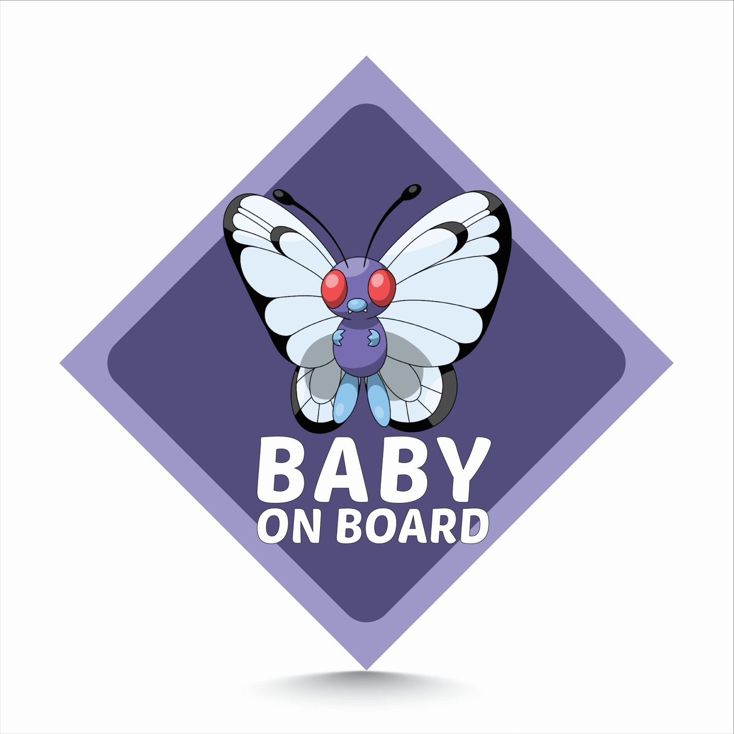 Butterfree Pokemon Baby On Board