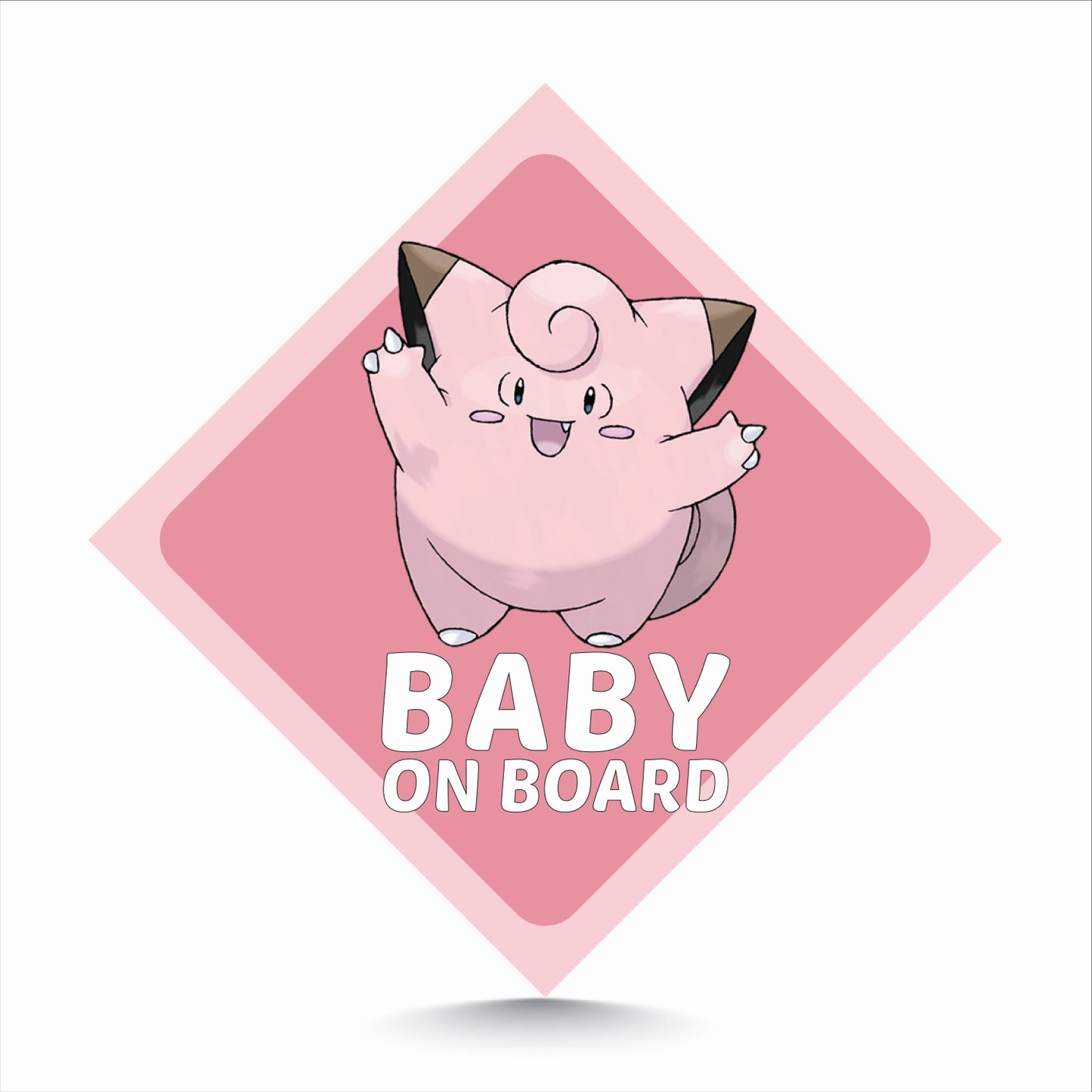 Clefairy Pokemon Baby On Board