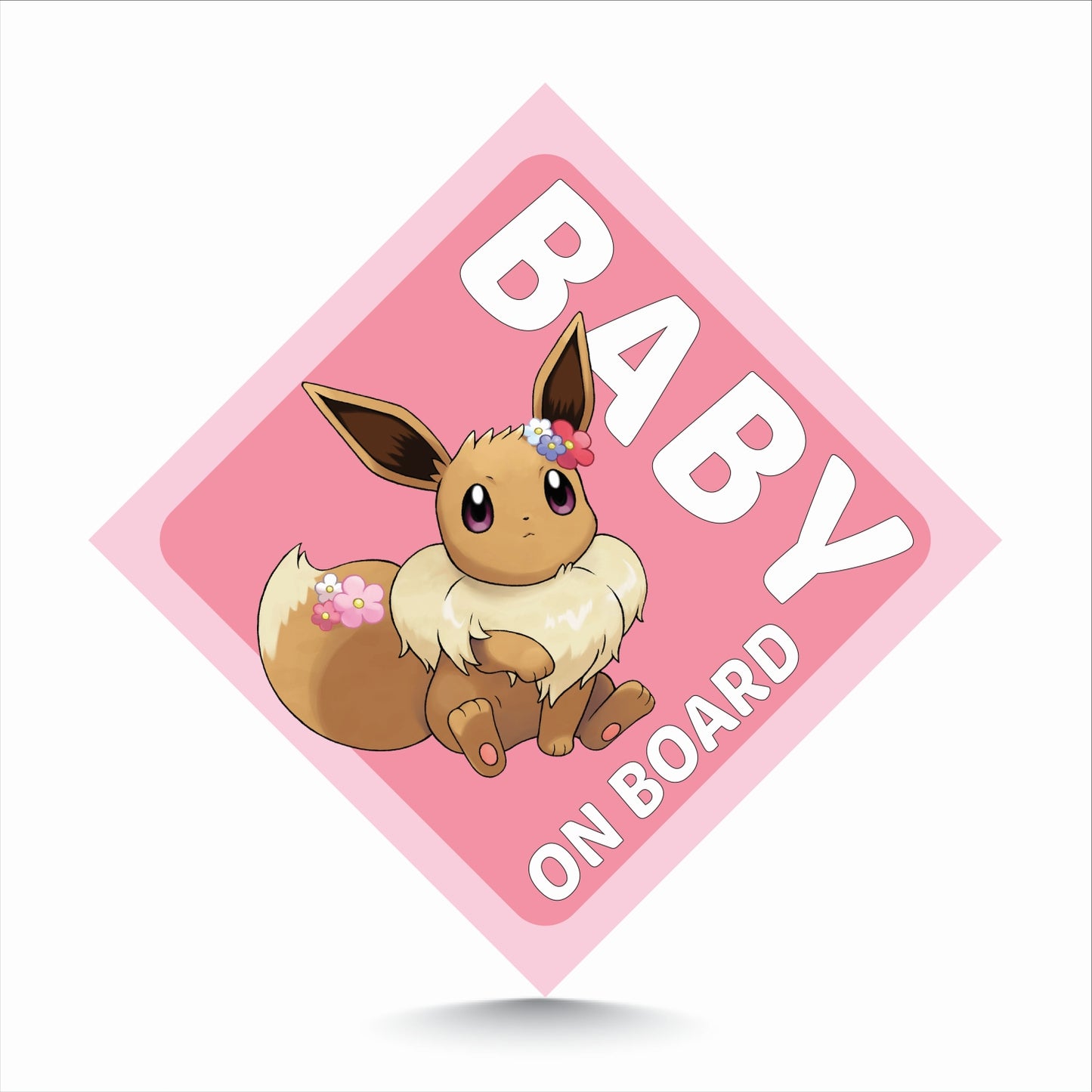 Eevee Pokemon Baby On Board