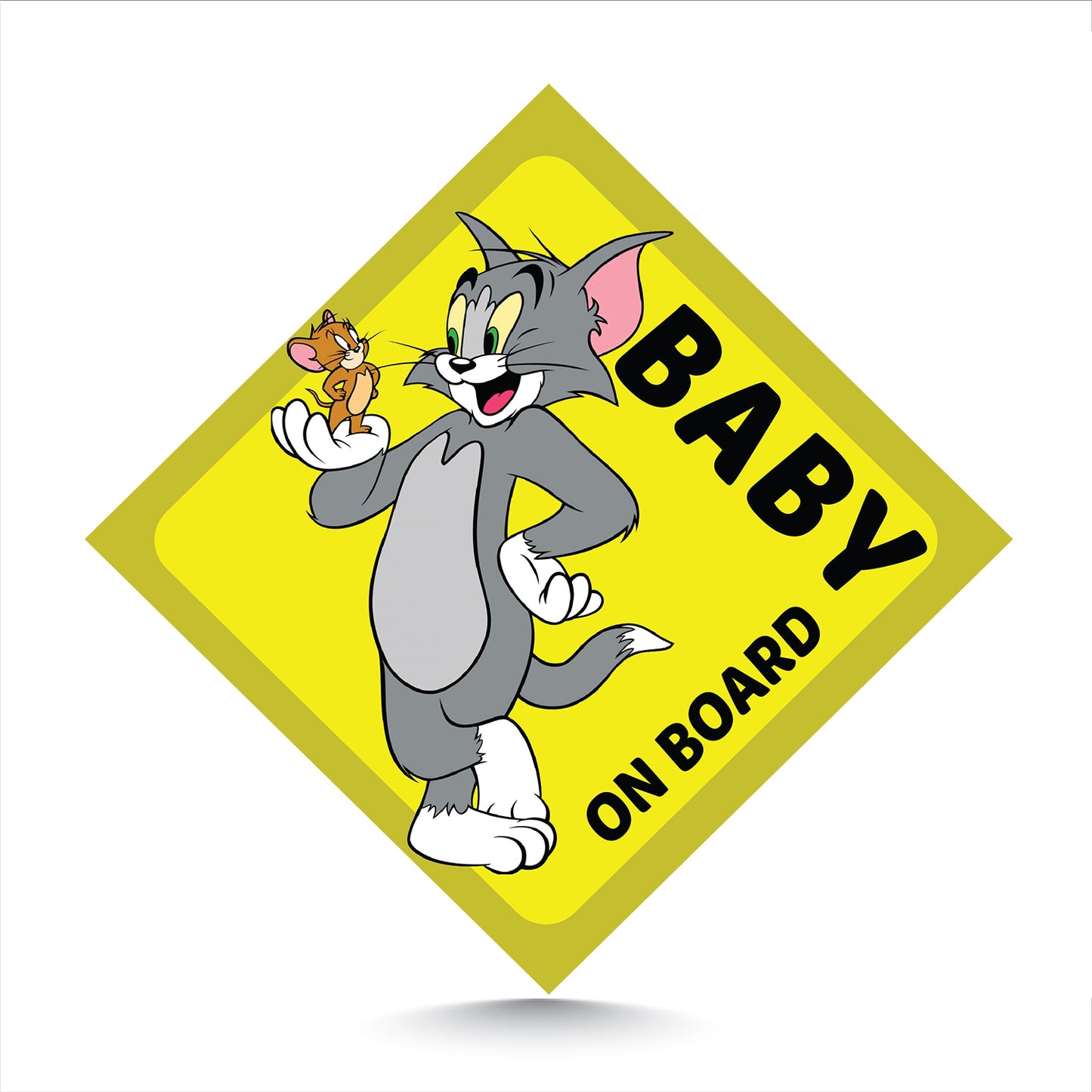 Smiling Tom & Jerry Baby On Board
