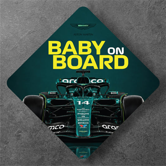 Aston Martin F1 Racing Car - Baby On Board