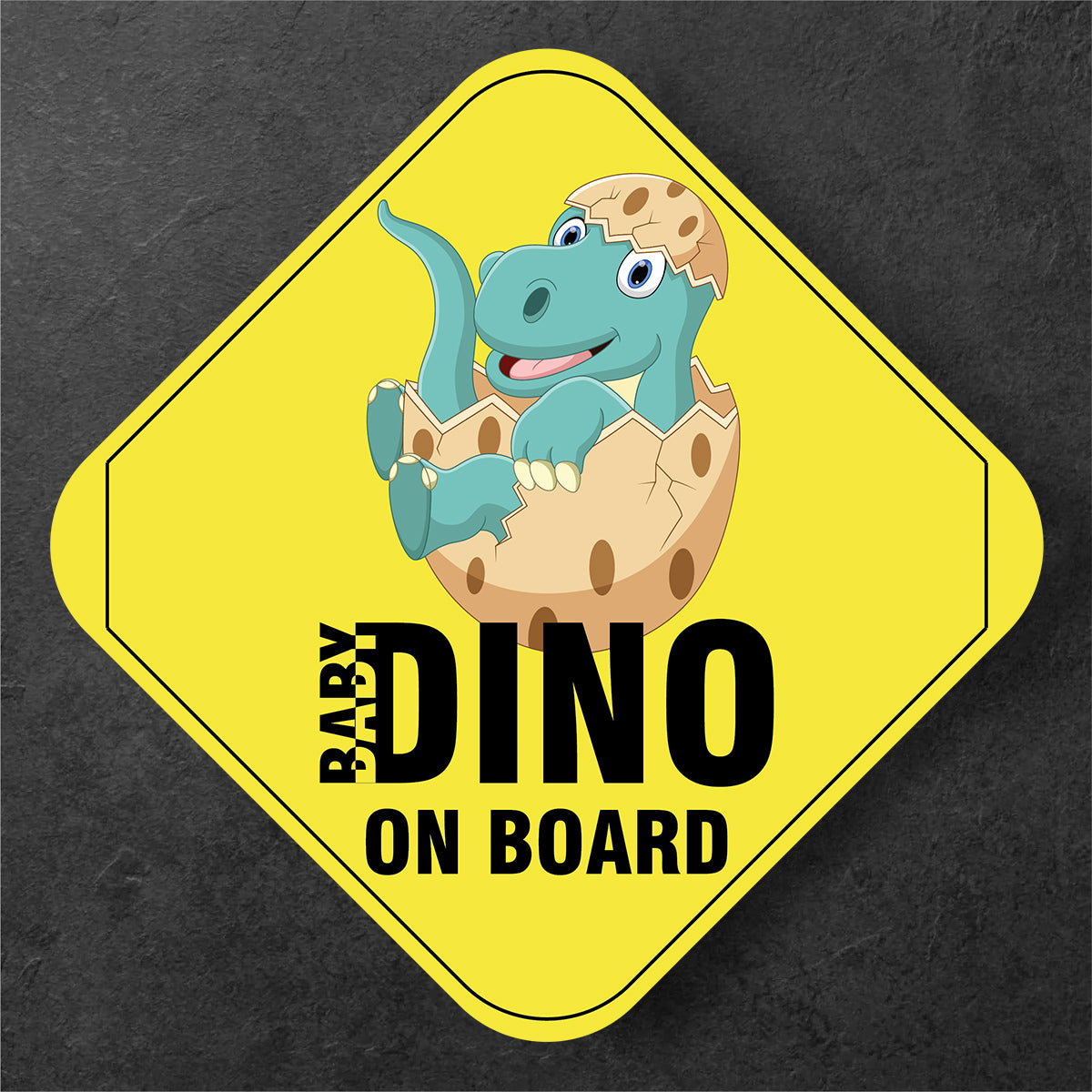 Baby Dino on Board Sign