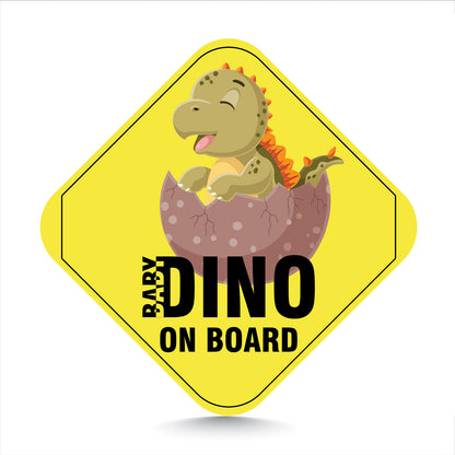 Tiny Dino Rider Baby on Board