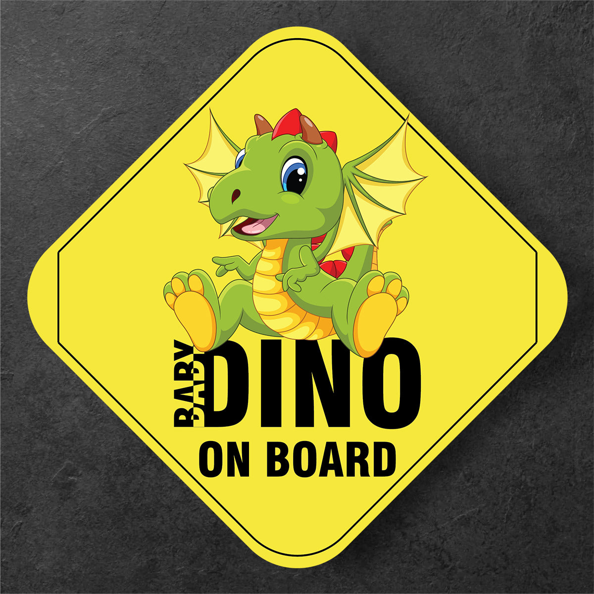 Tiny Dino Rider on Board