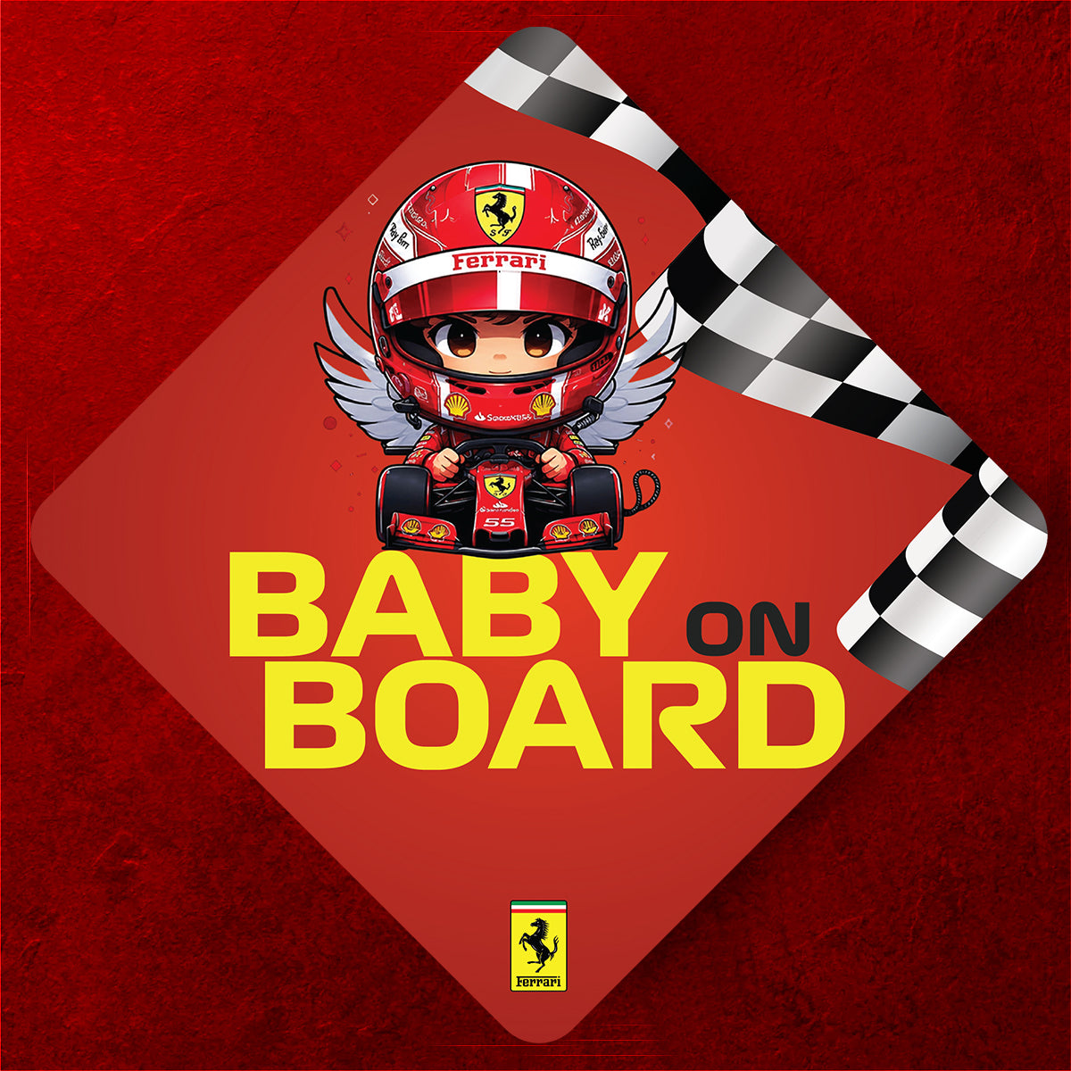Scuderia Ferrari Driver Car - Baby On Board
