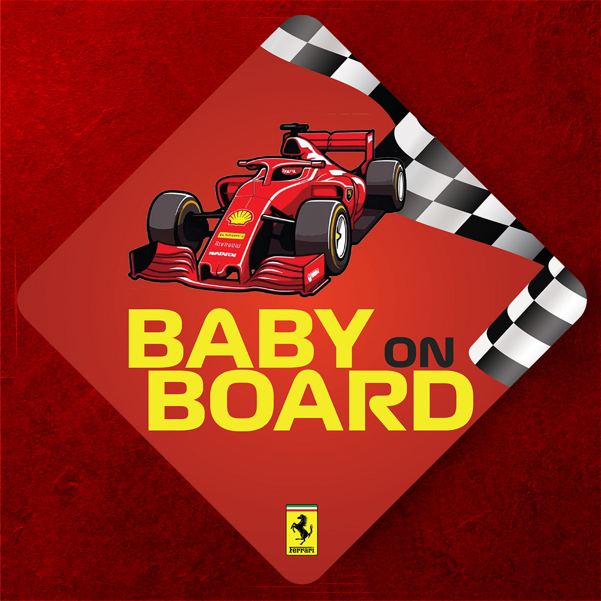 Scuderia Ferrari F1 Car - Baby On Board