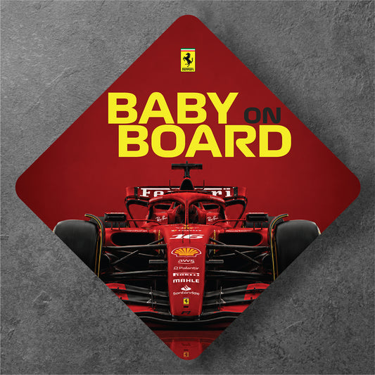 Scuderia Ferrari F1 Driving Car - Baby On Board