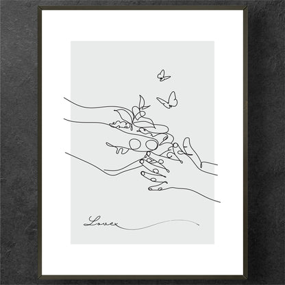 Nurturing Love - Symbol of Growth Poster