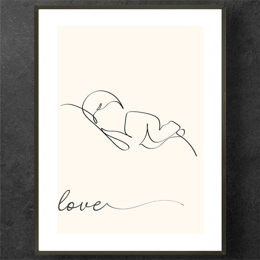 Love in a Single Line - Poster