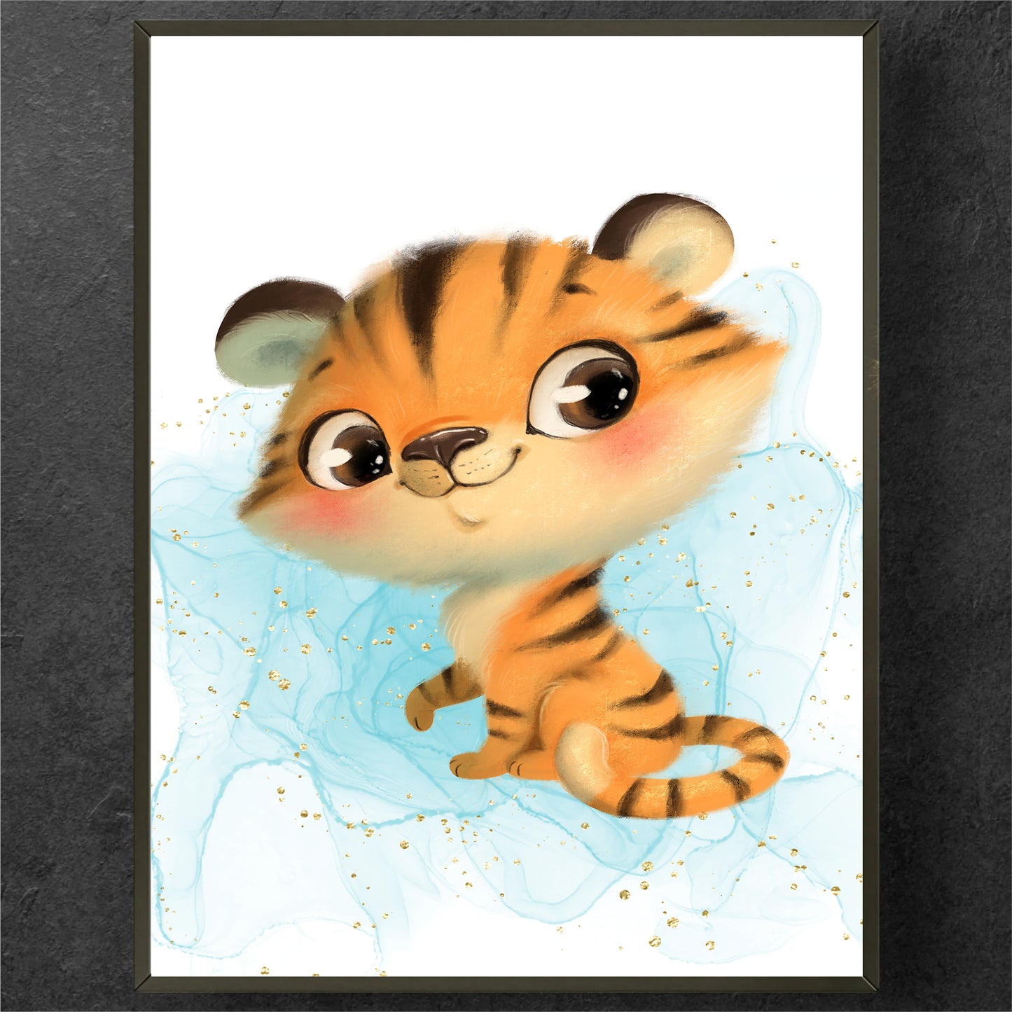 Adorable Baby Tiger Poster