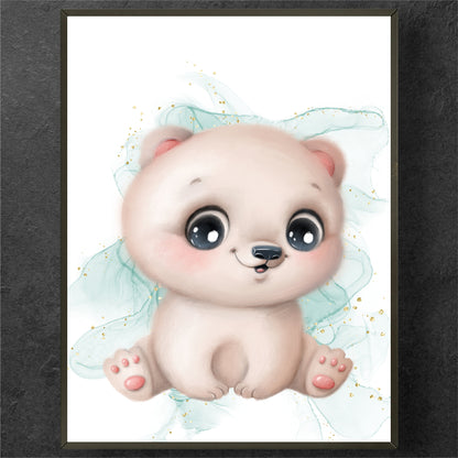 Adorable Bear Cub Poster