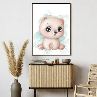 Adorable Bear Cub Poster