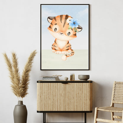 Adorable Tiger Cub Poster