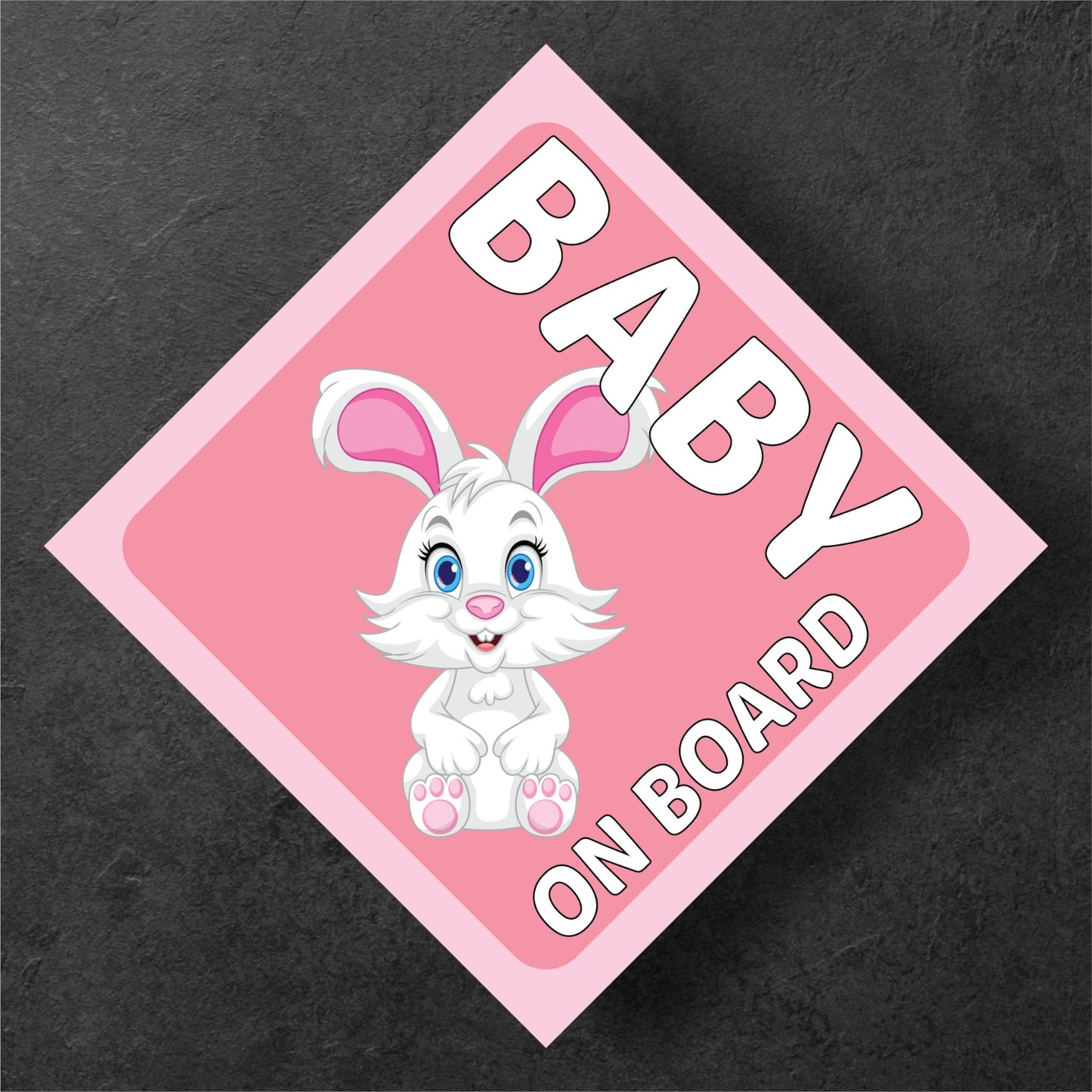 Rabbit Animal Baby On Board