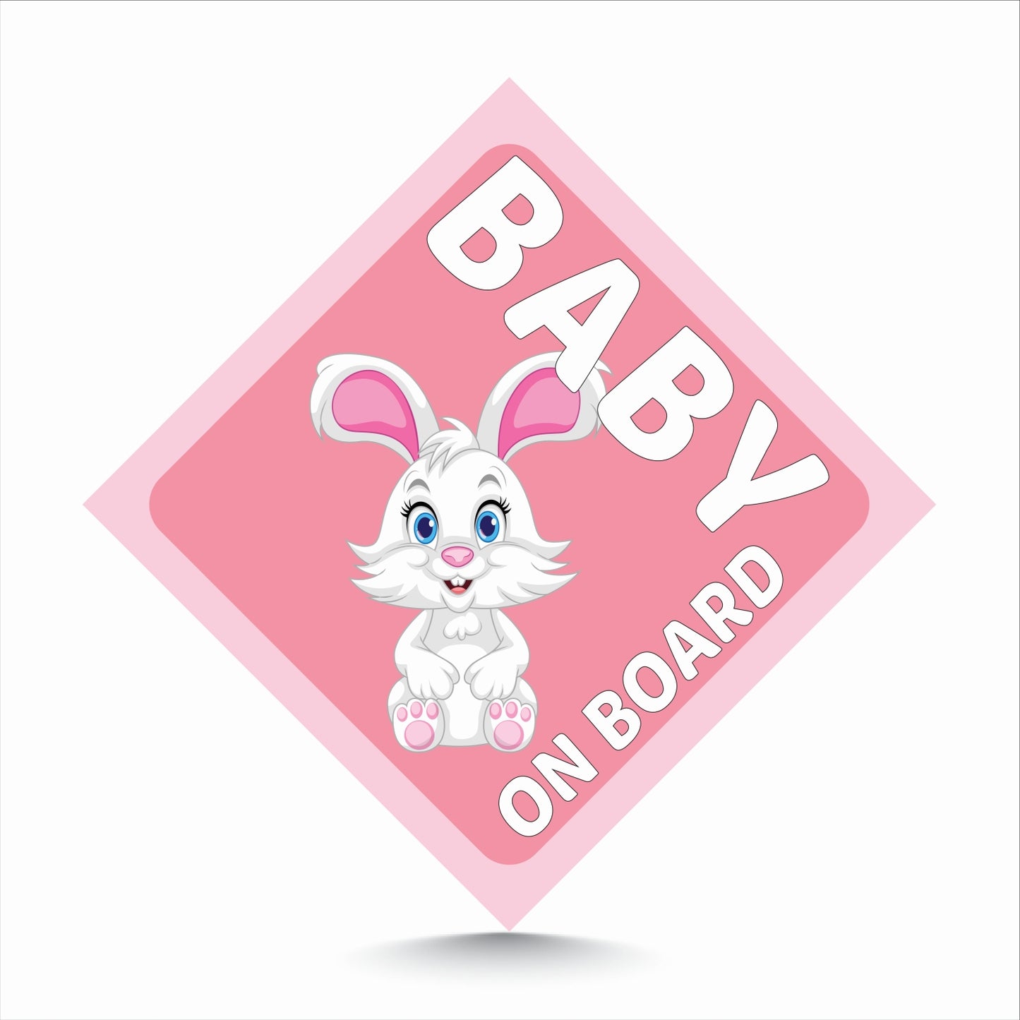 Rabbit Animal Baby On Board