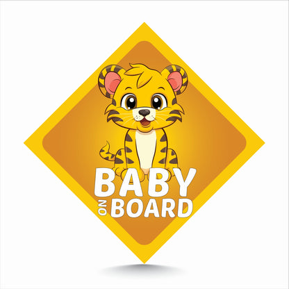 Tiger Animal Baby On Board