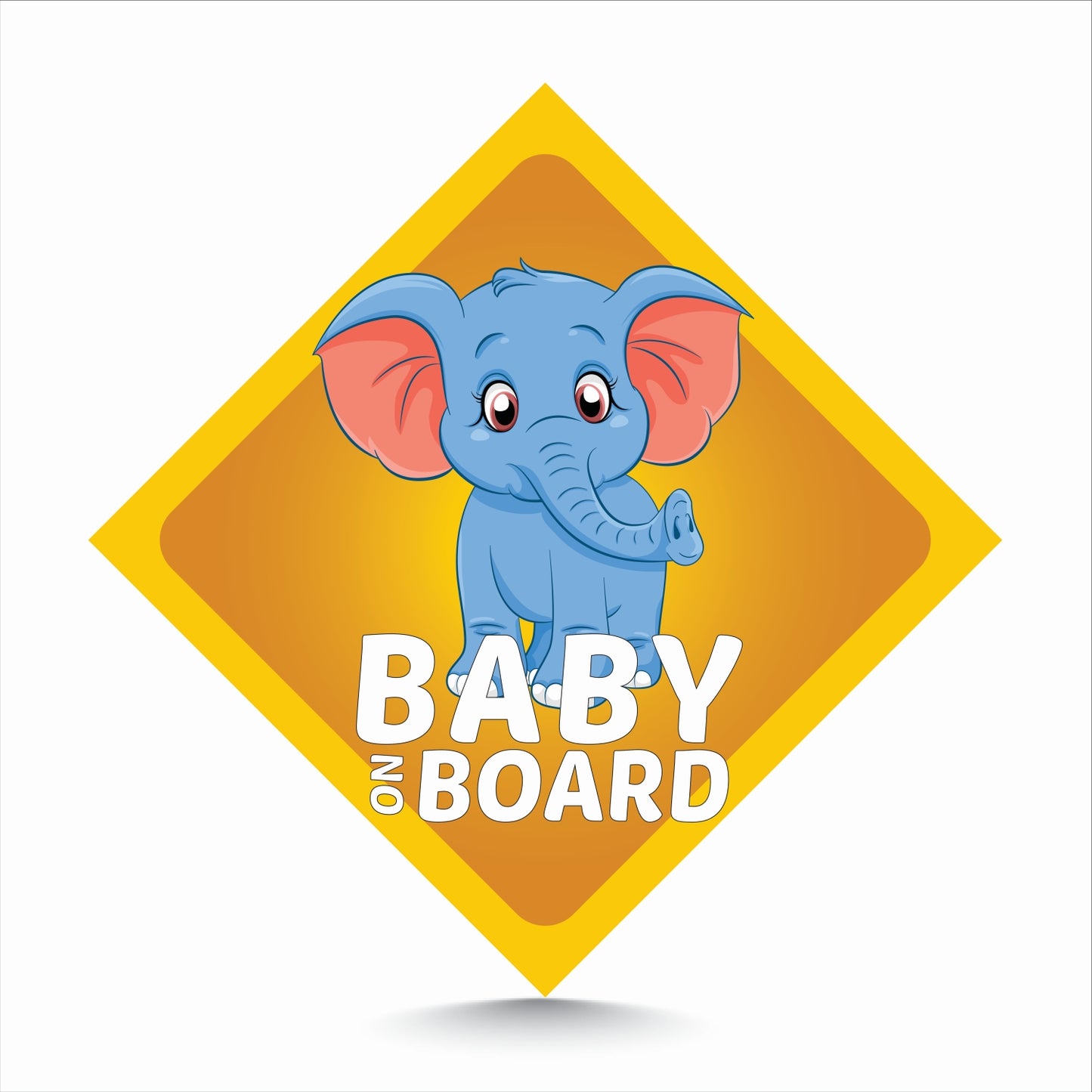 Elephant Animal Baby On Board