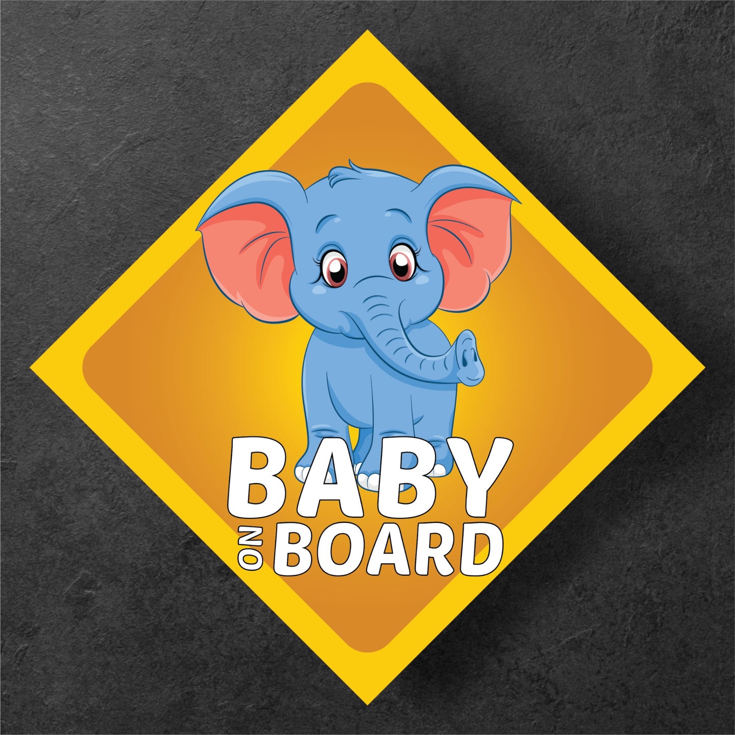 Elephant Animal Baby On Board