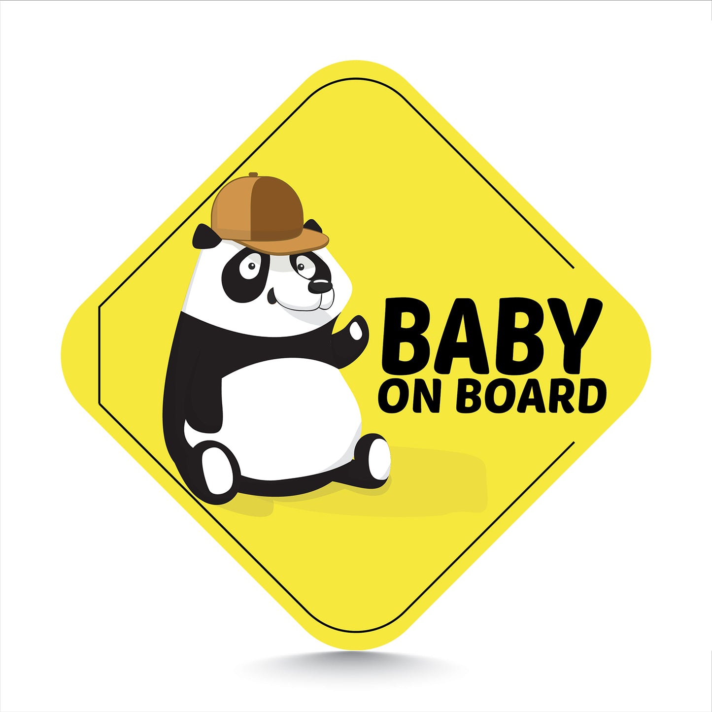 Adorable Baby Panda Baby on Board