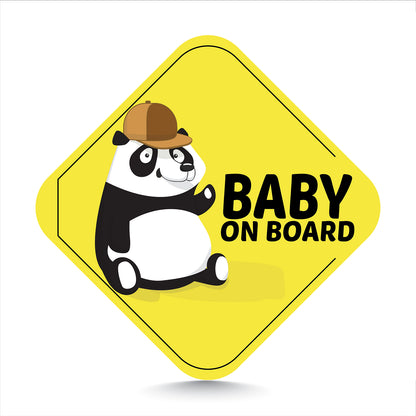 Adorable Baby Panda Baby on Board