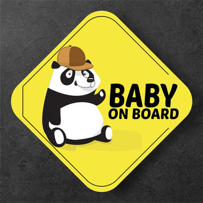 Adorable Baby Panda Baby on Board