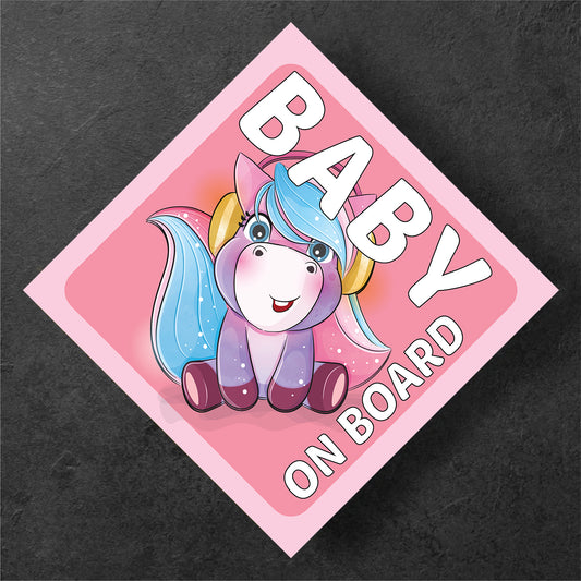 Unicorn Baby on Board