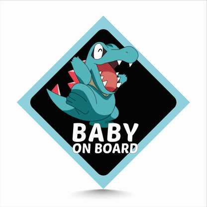 Totodile Pokemon Baby On Board