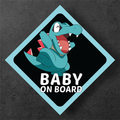 Totodile Pokemon Baby On Board