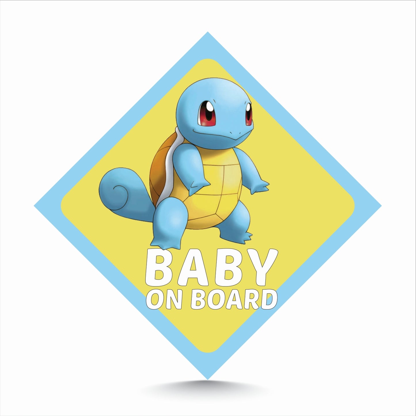 Squirtle Pokemon Baby On Board